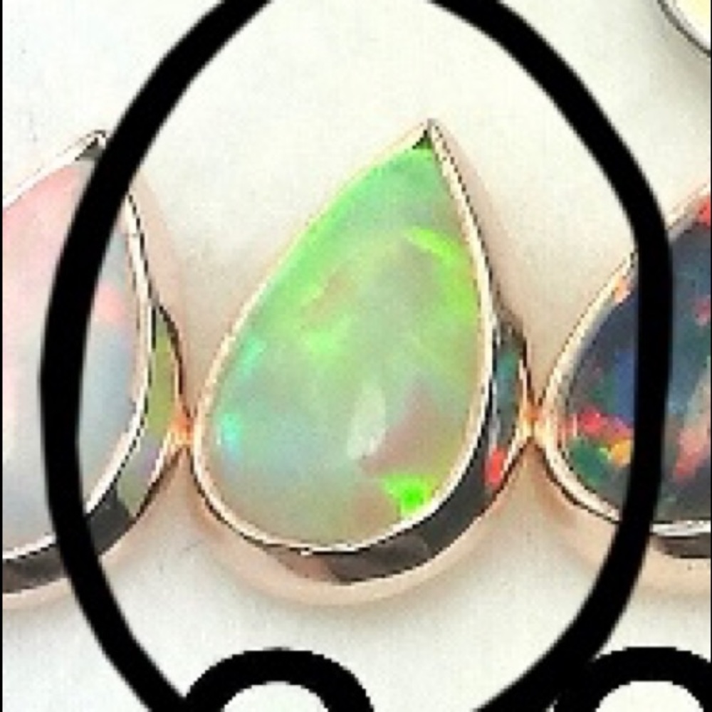 14k rose gold opal labret